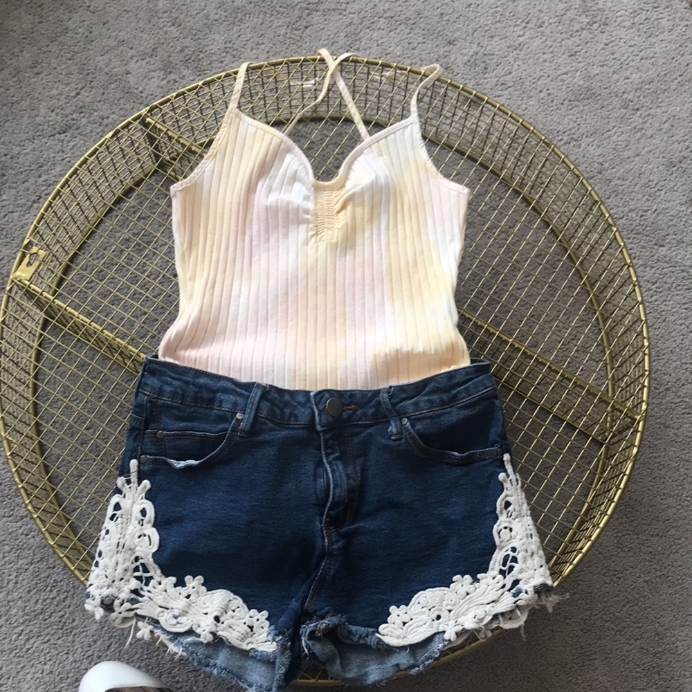 Zara Bodysuit Marble Size Medium Iris Jeans
